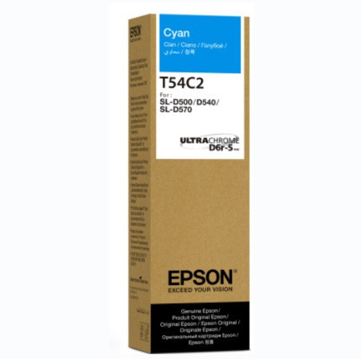 Epson Cartuccia T54C2 Ciano per Stampante SL-D500/SL-D540/SL-D570 Epson Cartuccia T54C2 Ciano per Stampante SL-D500/SL-D540/SL-D570